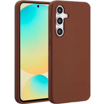 Accezz Liquid Silicone Backcover met MagSafe Samsung Galaxy S24 FE - New Tea Brown