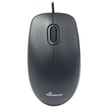 MediaRange muis USB 2.0 3 toetsen, gerÃ¤uscharm zwart
