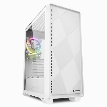 Sharkoon VS8 RGB Wit - Towermodel