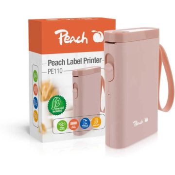 Peach Etikentendrucker PE110 roze