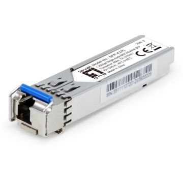 Levelone SFP-4370 1.25G SMF BIDI SFP Transceiver 60km T1310/R1550nm -40 ~ 85C