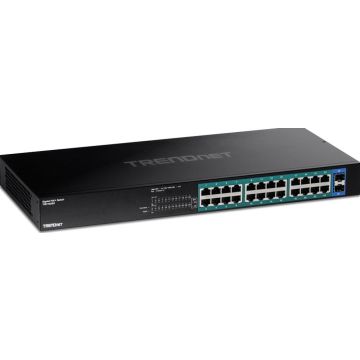 TRENDnet 26-Port Gigabit PoE+ Switch (380W)