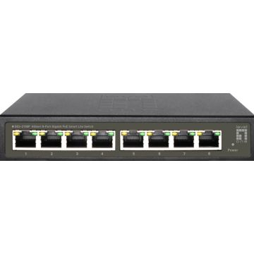 LevelOne Switch 8x GE GES-2108P 112W 8xPoE+
