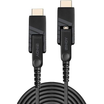 Lindy Micro-HDMI Fibre Optic Hybrid 18G Kabel 100m