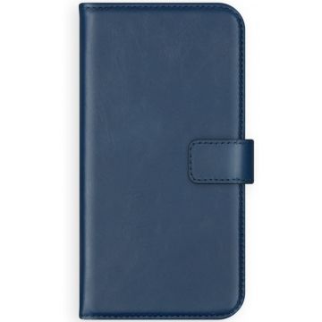 Selencia Echt Lederen Bookcase Samsung Galaxy S20 - Blauw