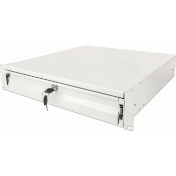 Intellinet 19"" schuiflade 2HE afsluitbaar 466mm tief grijs