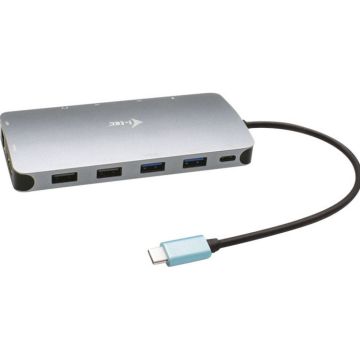 i-Tec USB-C Metal Nano 3x Display Docking Station + Power Delivery 100 W - Dockingstation