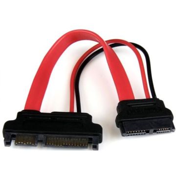 StarTech.com 15cm Slimline SATA naar SATA Adapter met Voeding - FM