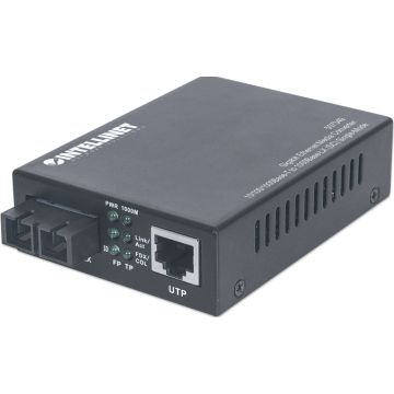 Mediaconverter, Gigabit Ethernet, Singlemode &#40;SC&#41;, 20km