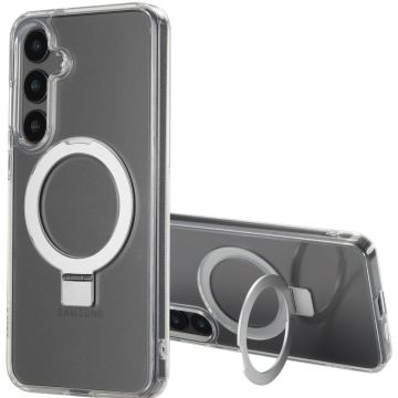 Accezz Ring Stand Backcover met MagSafe Samsung Galaxy S24 Plus - Transparant