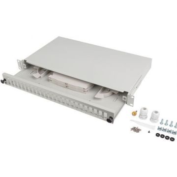 Lanberg 19" 1U FIBER PATCH PANEL 24XSC DUPLEX / 24XLC QUAD G