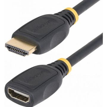 StarTech.com 6.6ft HDMI 2.0 Extension Cable, 4K 60Hz, MF - High Speed