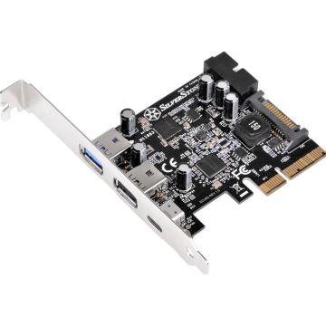 SilverStone ECU05 - PCI-E 2.0 x2 uitbreidingskaart