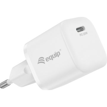 Equip Ladegerät 1Port 20W,1xUSB-C PD weiß