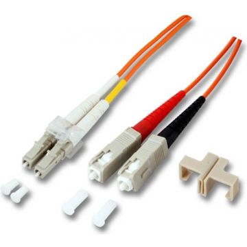 EFB Duplex Jumper LC-SC 50/125, OM2, LSZH, oranje, 2.0mm,2m extern retail
