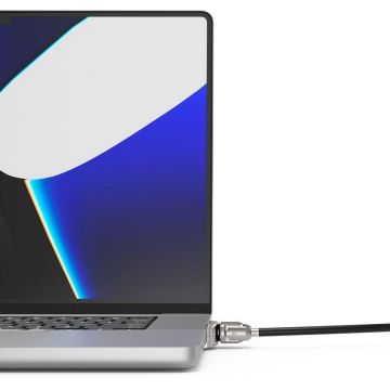 Compulocks Ledge Lock Adapter for MacBook Pro 16" M1, M2 & M3 with Keyed Cable Lock - Beveiligingsadapter slotsleuf