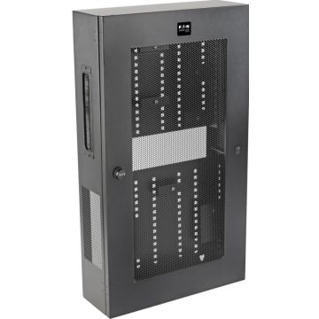 Eaton Tripp Lite Series SmartRack 3U Low-Profile Vertical-Mount Switch-Depth Wall-Mount Structured Wiring Enclosure, Adjustable Equipment Brackets - Behuizing netwerkapparaat