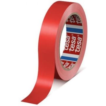 tesa Packband 66m x 6mm rood
