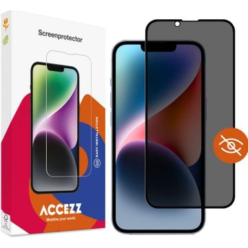 Accezz Gehard Glas Privacy Screenprotector iPhone 13 / 13 Pro / 14 / SE 4