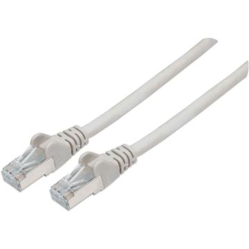 Intellinet Patchkabel Cat6a-stekker/Cat7-Rohkabel 15m grijs