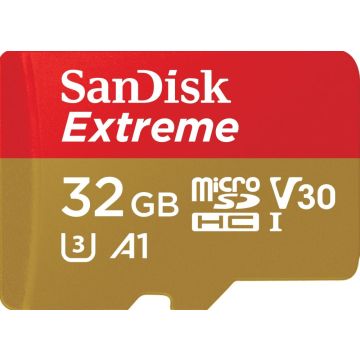SanDisk Extreme microSDXC V30 32GB - Flashgeheugenkaart
