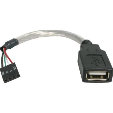 StarTech.com 15cm USB 2.0 Kabel - USB A naar 4-pins Moederbord Aansluitkabel FF