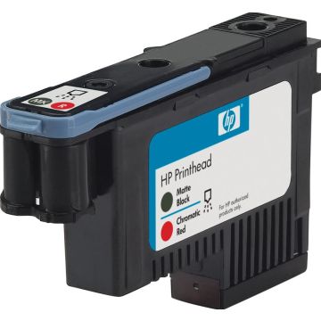 HP 73 - Matzwart, chroomrood