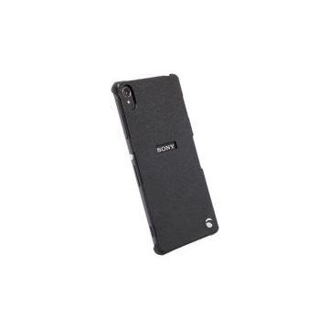Krusell Malmö TextureCover, Hoes, Sony, Xperia Z3, Zwart