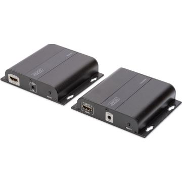 DIGITUS Professional DS-55122 4K HDMI Extender via CAT  IP (Set) - Video-audio-infrarooduitbreider