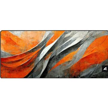 Sharkoon Skiller SGP30 D6 Grijs, Oranje, Zwart - Muismat
