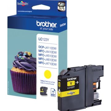 Brother LC123Y - Hoog rendement