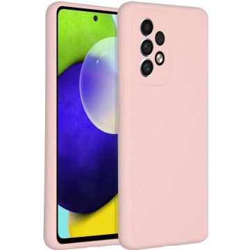 Accezz Liquid Silicone Backcover Samsung Galaxy A53 - Roze