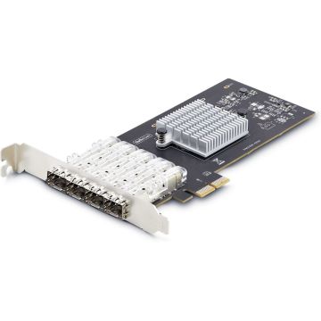 4-Port 1GbE SFP PCIe Network Card NIC
