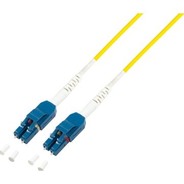 Logilink Glasfaser Patchkabel OS2 9/125Á Uniboot LC-LC 0,5m