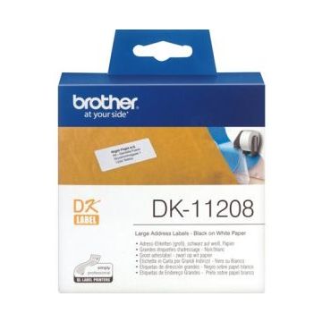 Brother DK-11208 - Zwart op wit