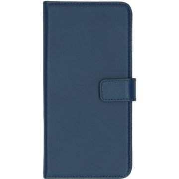 Selencia Echt Lederen Bookcase Samsung Galaxy A51 - Blauw