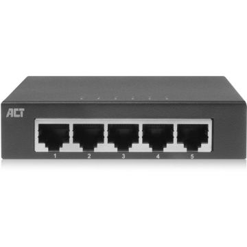 5 POORTS, NETWERKSWITCH, 1GBPS. 1 stk