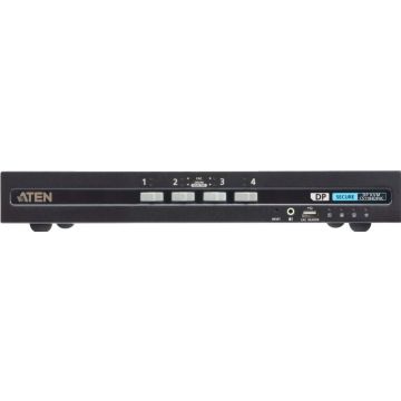 4-Port USB - 4K DisplayPort Secure KVM Switch with Card Reader (PSD PP V4.0 Compliant)