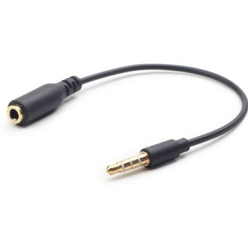 gembird 3,5mm Audio Crossover Adapterkabel, zwart