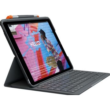 Logitech Slim Folio - Toetsenbord en foliobehuizing Bluetooth grafiet