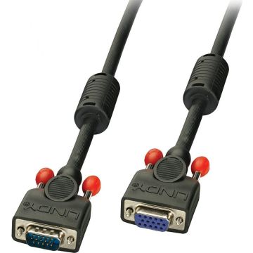 Lindy 0.5m Premium SVGA Monitor Extension Cable. Black