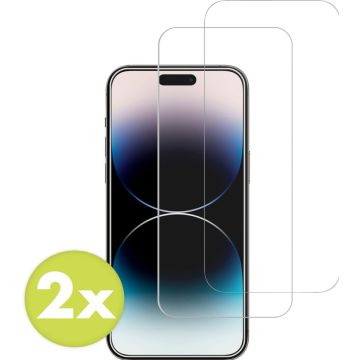 Accezz Gehard Glas Screenprotector 2-pack iPhone 15 Pro Max / 15 Plus / 16 Plus