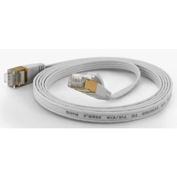 Wantec Patchkabel FTP CAT6 q=1,6x6,5mm 3,00m weiß