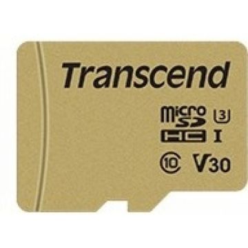 Transcend 500S - Flashgeheugenkaart (Adapter voor microSDHC naar SD inbegrepen)