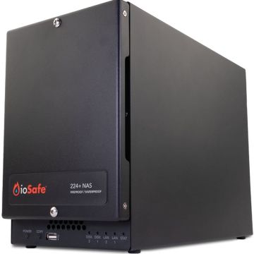 IoSafe 224+ NAS HDD 24TB (12TBx2), 2YR DRS, EU+UK