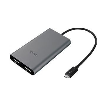 i-Tec Dual Display Port Video Adapter - Externe video-adapter