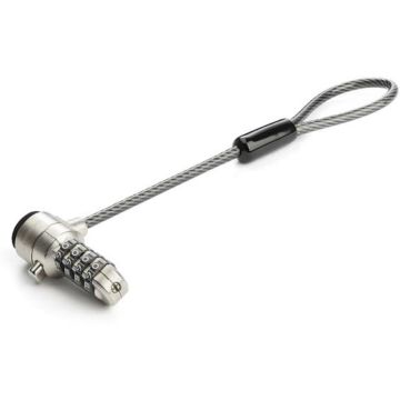 StarTech.com Laptop kabelslot verlenglus - 15cm stalen kabel &  4-cijfer combinatieslot