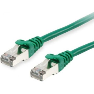 Equip Patchkabel Cat6A S/FTP 2xRJ45 0.15m groen
