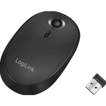 LogiLink Maus Funk & Bluetooth,2.4GHz,800/1200/1600dpi,schw.