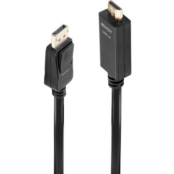 LINDY 2m Passive DisplayPort to HDMI 4K Adapter Cable